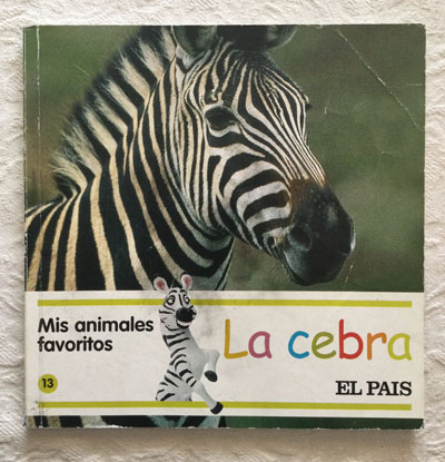 Mis animales favoritos. La cebra