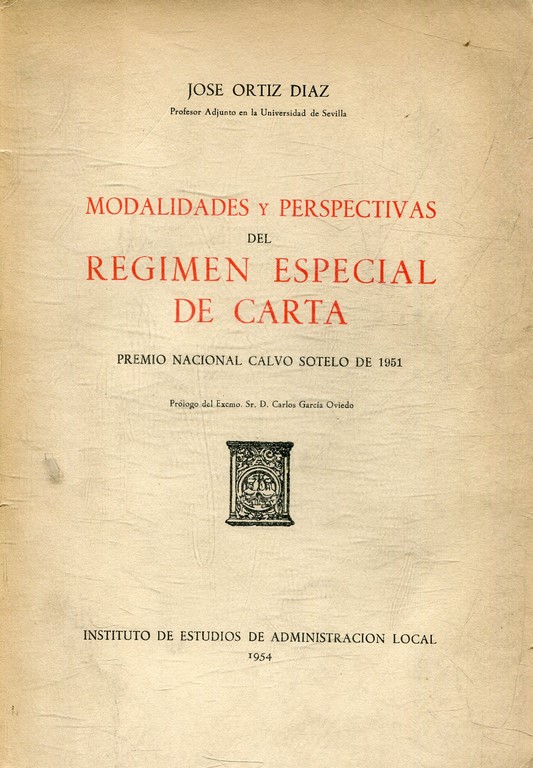 MODALIDADES Y PERSPECTIVAS DEL REGIMEN ESPECIAL DE CARTA.