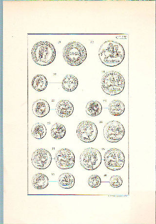 MONEDAS DE LA ESPAÑA ULTERIOR. LAMINA CLIX: OSCA.