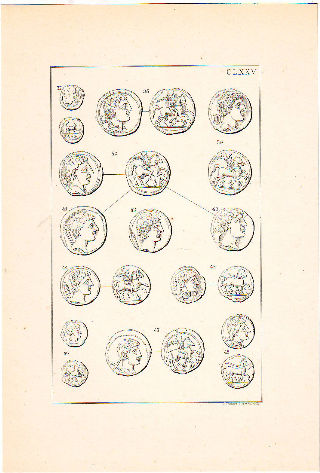 MONEDAS DE LA ESPAÑA ULTERIOR. LAMINA CLXXV: TARRACO-COSE.