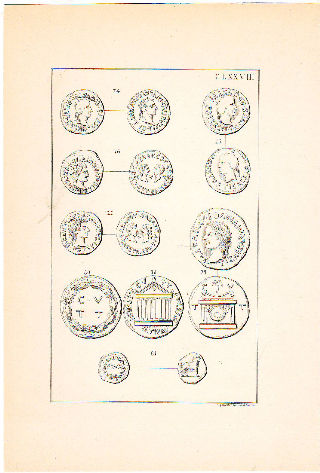 MONEDAS DE LA ESPAÑA ULTERIOR. LAMINA CLXXVIII: TARRACO-COSE.