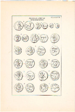 MONEDAS DE LA ESPAÑA ULTERIOR. LAMINA CLXXXVII: INSULAE ADJACENTES. INSULA AUGUSTA.