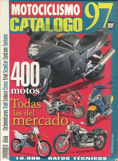 MOTOCICLISMO CATALOGO 97. 400 MOTOS. TODAS LAS DEL MERCADO.