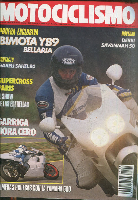 MOTOCICLISMO Nº 1138. 14 DICIEMBRE 1989. PRIMERAS PRUEBAS CON LA YAMAHA 500.