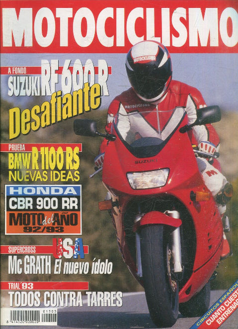 MOTOCICLISMO Nº 1303. 11 FEBRERO 1993. CIRCUITOS ESPAÑOLES. CUANTO CUESTA ENTRENAR.