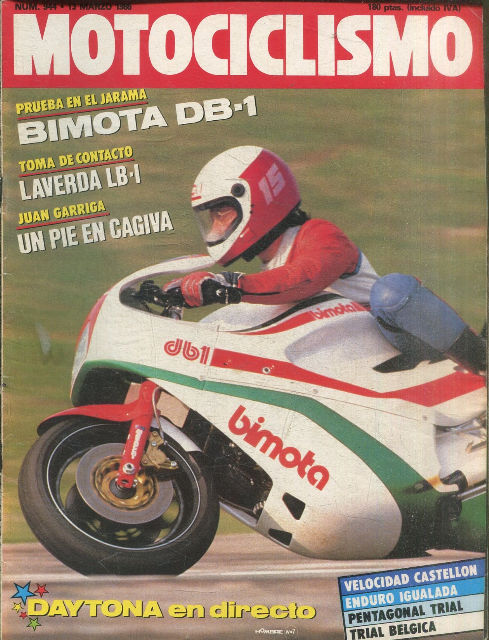 MOTOCICLISMO Nº 944. 13 MARZO 1986. DAYTONA EN DIRECTO.