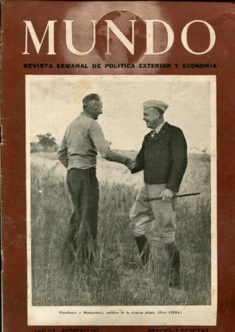 MUNDO. REVISTA SEMANAL DE POLITICA EXTERIOR Y ECONOMIA. NUMERO 262.