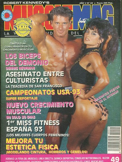 MUSCLEMAS INTERNACIONAL. LOS BICEPS DEL DEMONIO DENNIS NEWMAN. AÑO V, Nº 49.