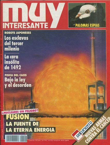 MUY INTERESANTE NUM 129 FEBRERO 1992. PALOMAS ESPIAS.