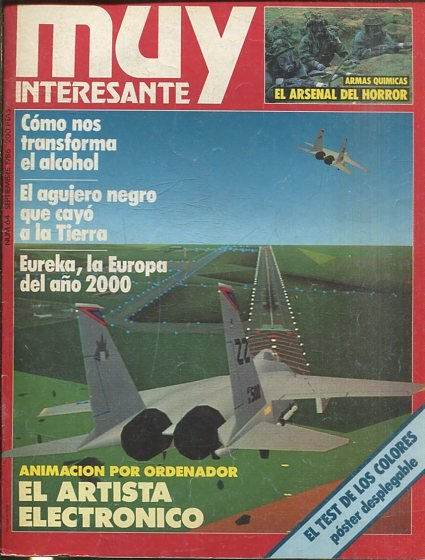 MUY INTERESANTE NUM 64 SEPTIEMBRE 1986. ARMAS QUIMICAS. EL ARSENAL DEL HORROR.