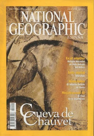 NATIONAL GEOGRAPHIC AGOSTO 2001. REFUGIO NACIONAL DEL ARTICO. TELARAÑAS. KAMCHATKA. MEGATRANSECT III. MONHEGAN. CHAUVET.