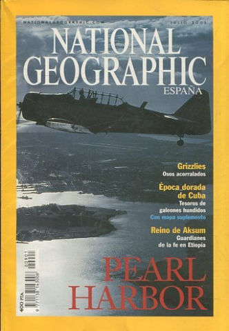 NATIONAL GEOGRAPHIC ESPAÑA. JULIO 2001. PEARL HARBOR.