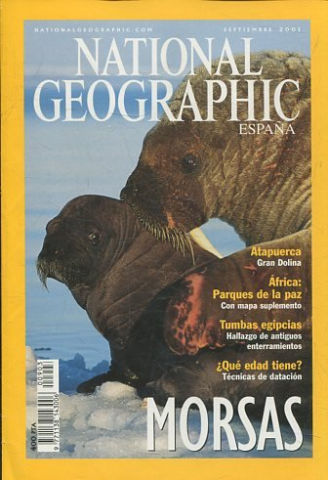 NATIONAL GEOGRAPHIC ESPAÑA.  SEPTEMBER 2001. MORSAS.