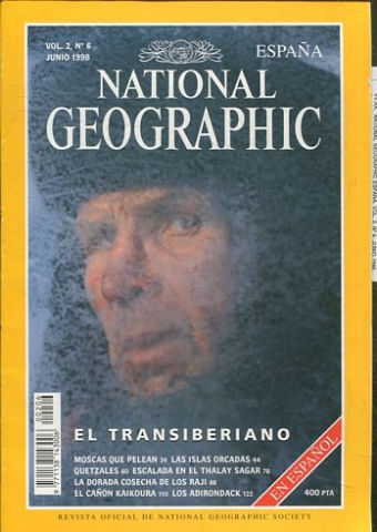 NATIONAL GEOGRAPHIC ESPAÑA. VOL. 2, Nº 6. JUNIO 1998. EL TRANSIBERIANO.