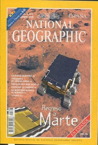 NATIONAL GEOGRAPHIC ESPAÑA. VOL. 3, Nº 3. SEPTIEMBRE 1998.  REGRESO A MARTE.