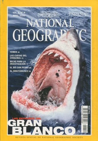 NATIONAL GEOGRAPHIC ESPAÑA. VOL. 6, Nº 4. ABRIL 2000. LAS ENTRAÑAS DEL GRAN BLANCO.