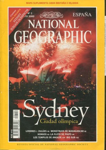 NATIONAL GEOGRAPHIC ESPAÑA. VOL. 7, Nº 2. AGOSTO 2000. SYDNEY CIUDAD OLIMPICA.