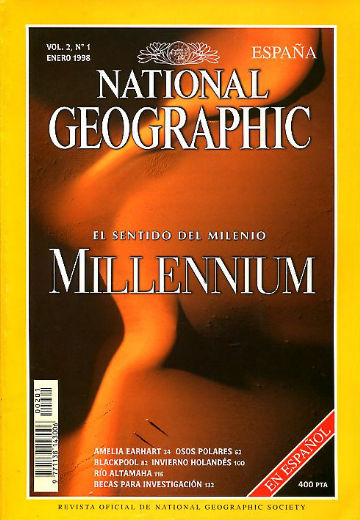 NATIONAL GEOGRAPHIC ESPAÑA. VOL.2, Nº 1. ENERO 1998. AMELIA EARHART. OSO POLAR. BLACKPOOL. INVIERNO HOLANDES. ALTAMAHA. INVESTIGACION