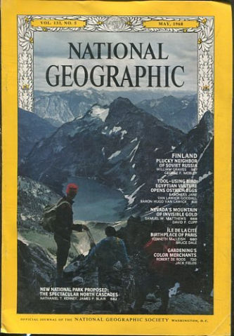 NATIONAL GEOGRAPHIC VOL. 133, Nº 5. MAY, 1968. FINLAND PLUCKY NEIGHBOR OF SOVIET RUSSIA.