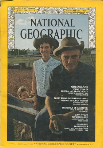 NATIONAL GEOGRAPHIC VOL. 134, Nº 5.  NOVEMBER, 1968. QUEENSLAND YOUNG TITAN OF AUSTRALIA'S TROPIC NORTH.