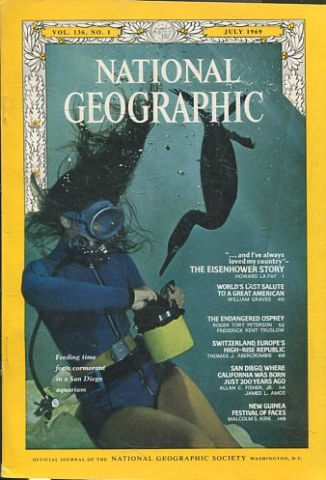 NATIONAL GEOGRAPHIC VOL. 136, Nº 1. JULY 1969. THE EISENHOWER STORY. WORLD'S LAST OSPREY.