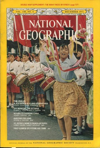 NATIONAL GEOGRAPHIC VOL. 140, Nº 6. DECEMBER 1971. THE ZULUS BLACK NATION IN A LAND OF APARTHEID.