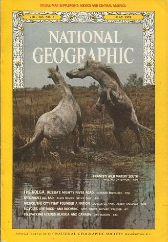 NATIONAL GEOGRAPHIC  VOL 143, No. 5 MAY 1973. THE VOLGA, RUSSIA'S MIGHTY RIVER ROAD.