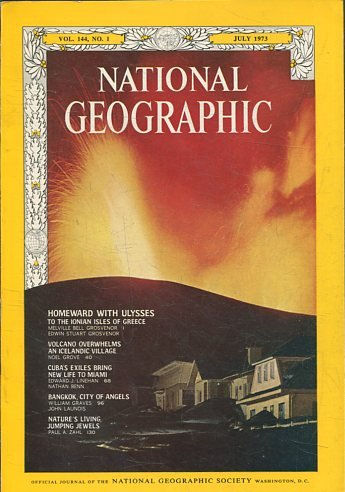 NATIONAL GEOGRAPHIC  VOL 144, No. 1 JULY 1973. HOMEWARD WITH ULYSSES.