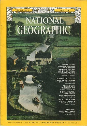 NATIONAL GEOGRAPHIC  VOL 146, No.1 JULY 1974. FIRST OF A SERIES MARKING THE NATION'S 200TH BIRTHDAY.