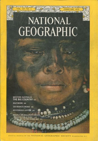 NATIONAL GEOGRAPHIC. VOL. 147, Nº 2. FEBRUARY 1975. WESTERN AUSTRALIA THE BIG COUNTRY.