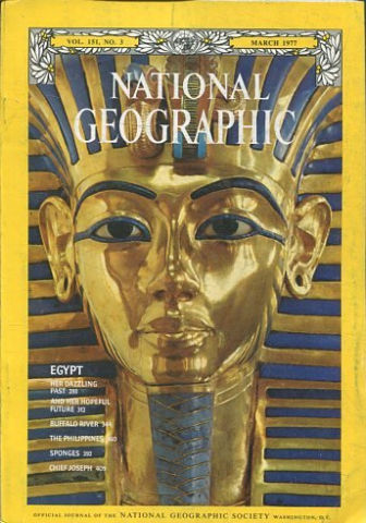 NATIONAL GEOGRAPHIC. VOL. 151, Nº 3. MARCH 1977. EGYPT HER DAZZLING PAST.