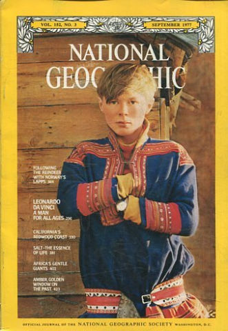 NATIONAL GEOGRAPHIC. VOL. 152, Nº 3. SEPTEMBER 1977. FOLLOWING THE REINDEER WITH NORWAY'S LAPPS.