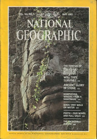 NATIONAL GEOGRAPHIC. VOL. 161, Nº 5.  THE TEMPLES OF ANGKOR. WILL THEY SURVIVE?