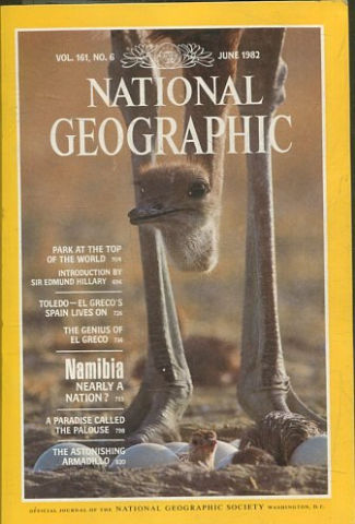 NATIONAL GEOGRAPHIC. VOL. 161, Nº 6. JUNE 1982. PARK AT THE TOP OF THE WORLD.