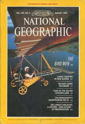 NATIONAL GEOGRAPHIC. VOL. 164, Nº 2. AUGUST 1983. THE BIRD MEN.