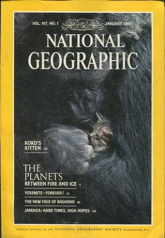 NATIONAL GEOGRAPHIC VOL. 167, Nº 1. JANUARY 1985. THE PLANETS BETWEEN FIRE AND ICE.