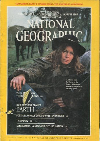 NATIONAL GEOGRAPHIC VOL. 168, Nº 2. AUGUST 1985. THE LAND WHERE THE MURRAY FLOWS.