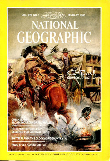 NATIONAL GEOGRAPHIC. VOL 169. Nº 1. JANUARY 1986.