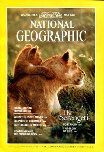 NATIONAL GEOGRAPHIC. VOL 169. Nº 5. MAYO 1986.