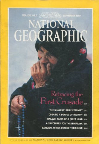 NATIONAL GEOGRAPHIC VOL. 176, Nº 3. SEPTEMBER 1989. RETRACING THE FIRST CRUSADE.