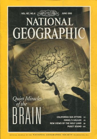 NATIONAL GEOGRAPHIC. VOL. 187, Nº 6. JUNE 1995. QUIET MIRACLES OF THE BRAIN.