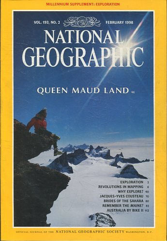 NATIONAL GEOGRAPHIC  VOL 193, No. 2 FEBRUARY 1998. QUEEN MAUD LAND.