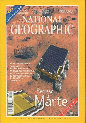 NATIONAL GEOGRAPHIC  VOL 3, No.3 SEPTIEMBRE 198. REGRESO A MARTE.