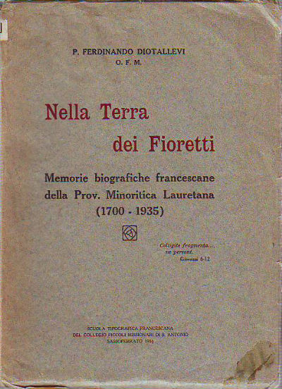 NELLA TERRA DEI FIORETTI.