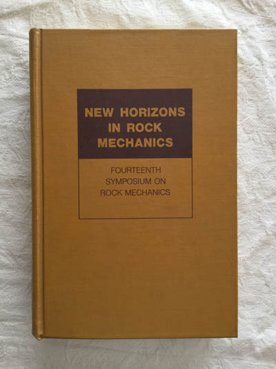 New Horizons in rock mechanics