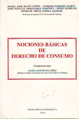 NOCIONES BASICAS DE DERECHO DE CONSUMO