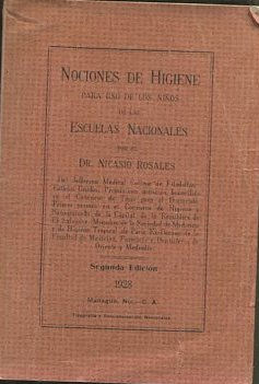 NOCIONES DE HIGIENE. PARA USO DE LOS NIÑOS DE LAS ESCUELAS NACIONALES.