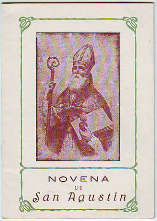 NOVENA DE SAN AGUSTIN.