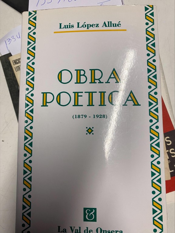 OBRA POETICA (1879-1928).