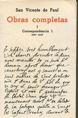 OBRAS COMPLETAS I. CORRESPONDENCIA 1. 1607-1639.